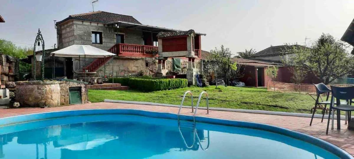 Alojamiento Entero Con Piscina Y Jardin. 오렌세 외부 사진